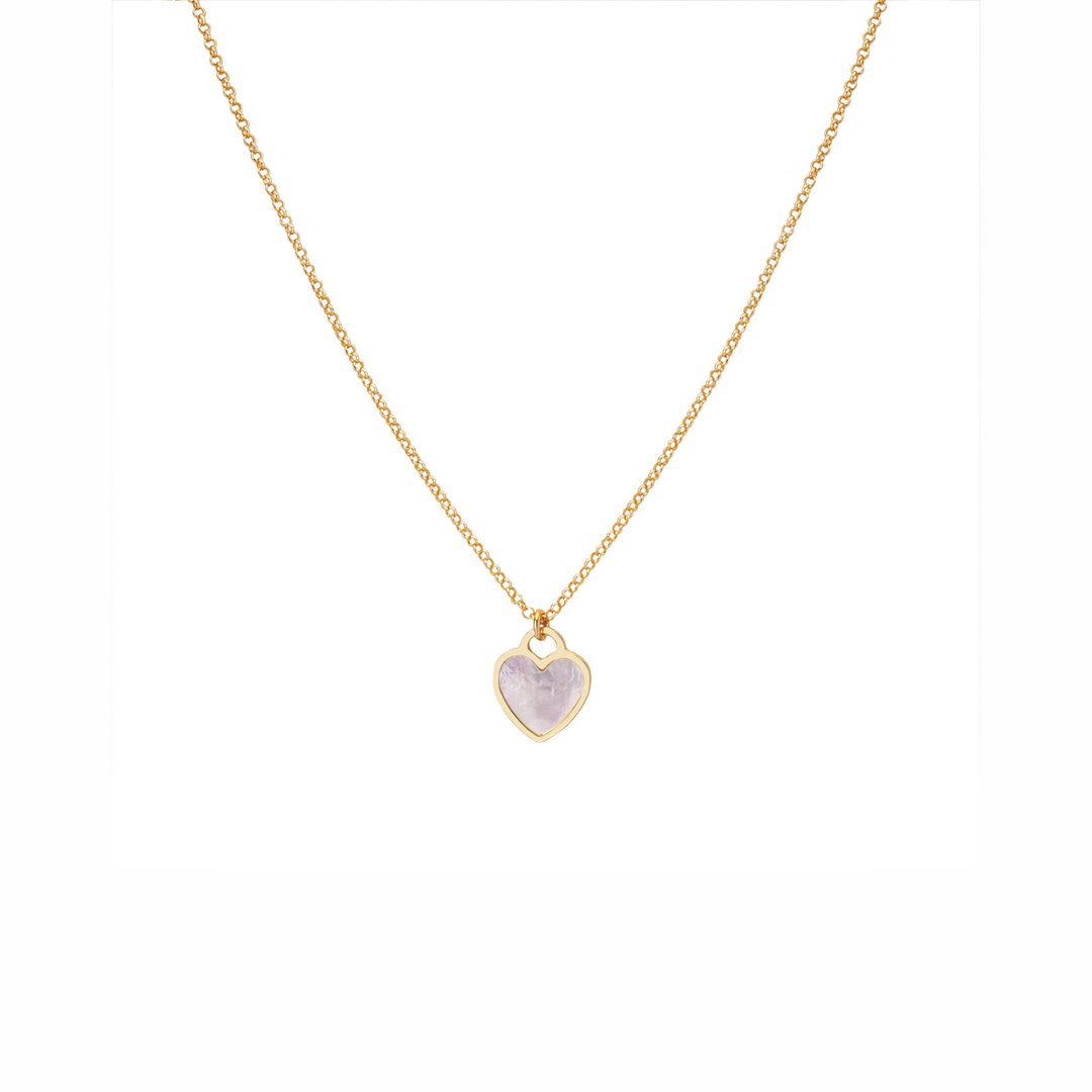 Pearl Heart Pendant Necklace