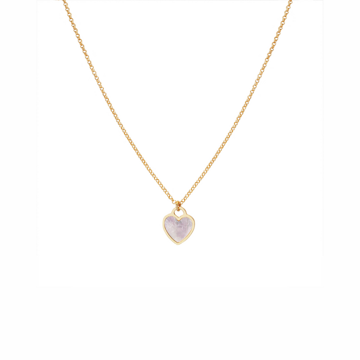 Pearl Heart Pendant Necklace