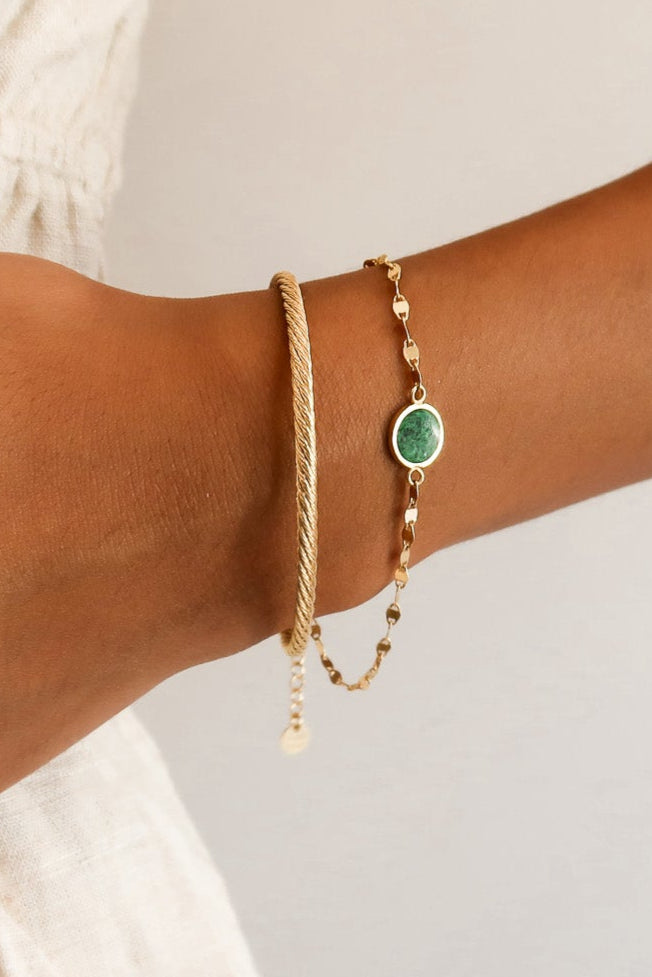 Italian gold cuff detail