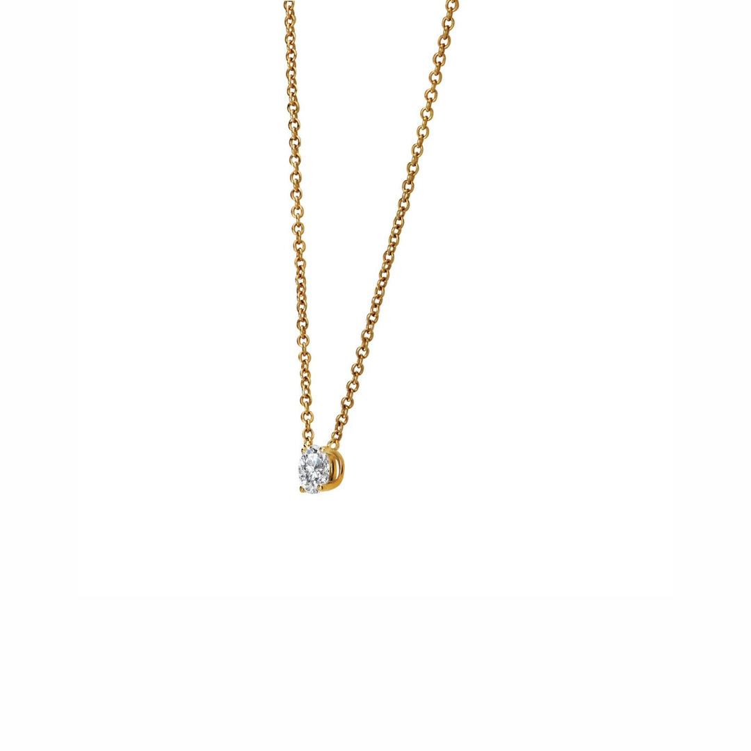 Round Solitaire Necklace